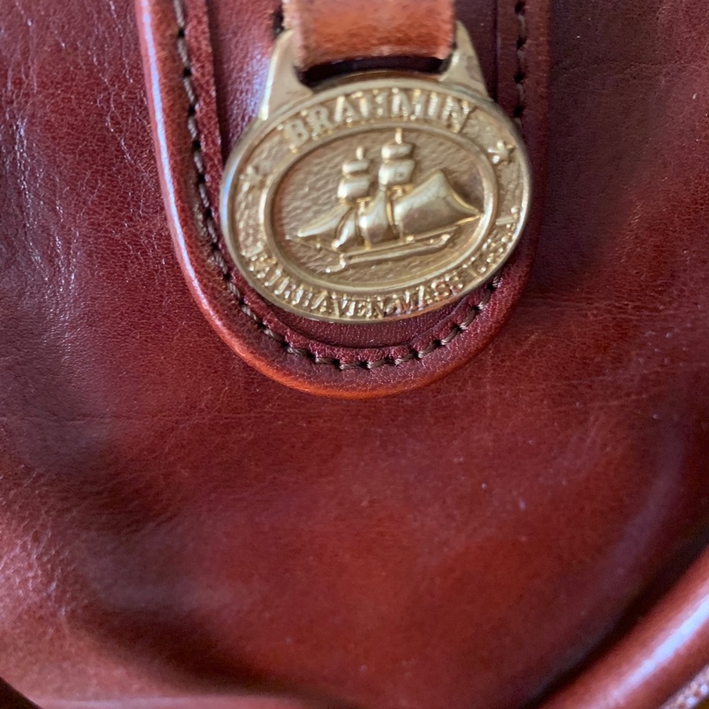 COPY - Chestnut brown leather BRAHMIN bag and wal…